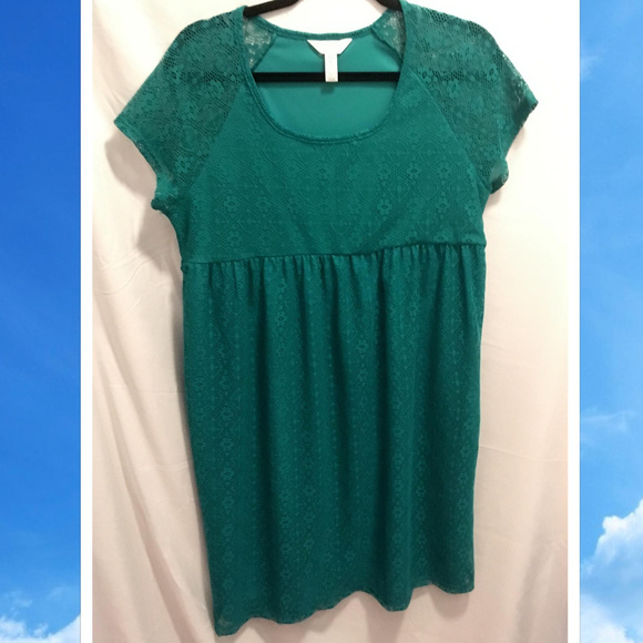 Three Seasons Maternity Dresses & Skirts - Sz Large Three Seasons Maternity Dress Green